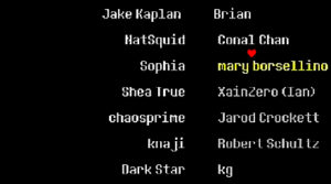 Undertale credits